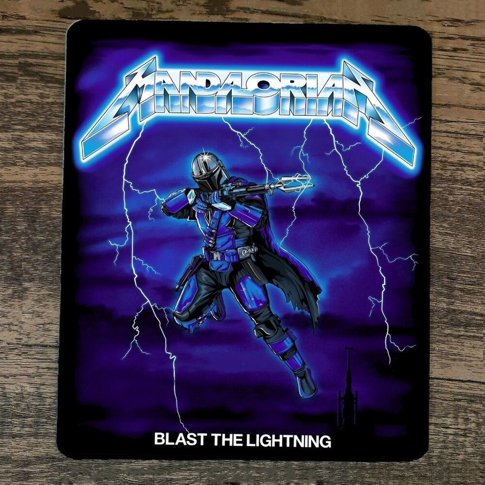 Mouse Pad Blast The‎ Lightning Mandalorian Star Wars